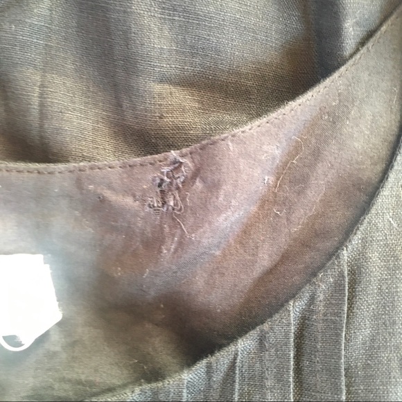 Vineyard Vines black linen dress size 4 NWT $148 - Picture 7 of 8